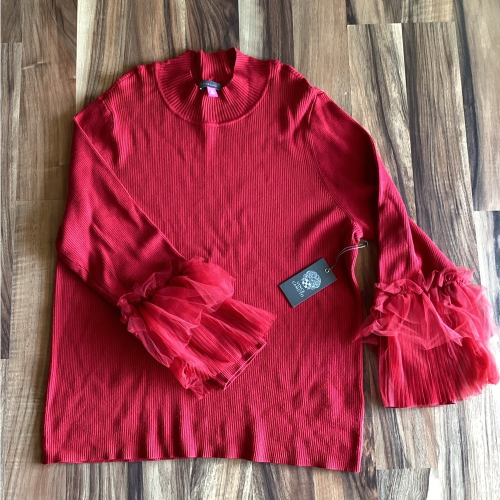 NWT Vince Camuto Long Sleeve Mock Neck Swearer Sz 3X